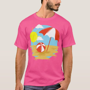 Urlaub mit Sand, Urlaub Reise T-Shirt