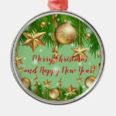 Urlaub Ornament Aus Metall (Vorne)