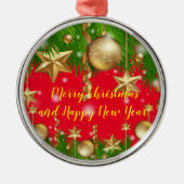 Urlaub Ornament Aus Metall (Vorne)