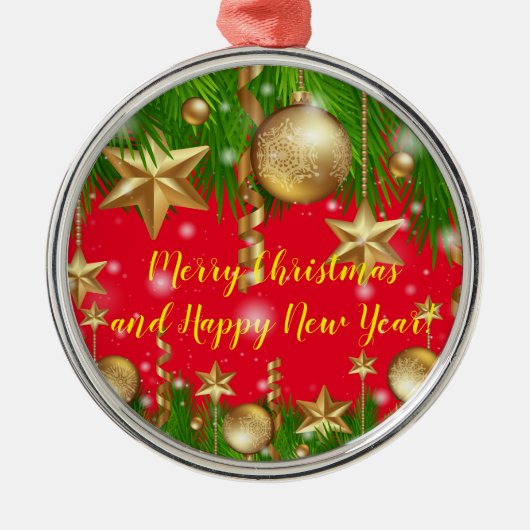 Urlaub Ornament Aus Metall (Vorne)