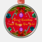 Urlaub Ornament Aus Metall (Vorne)