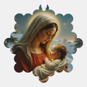 Urlaub Ornament Karte (Rückseite)