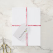 Urlaub PEACE. LIEBE. JOY. Weihnachten Geschenkanhänger (Mit Garn)