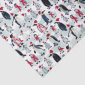 URLAUB PENGUIN PARTY SEIDENPAPIER (Ausschnitt)