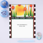 URLAUB PINE FLYER (Einzeln)