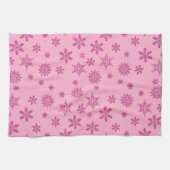 URLAUB PINK GLITZER SEHEN SCHNEELAKEN GESCHIRRTUCH (Horizontal)