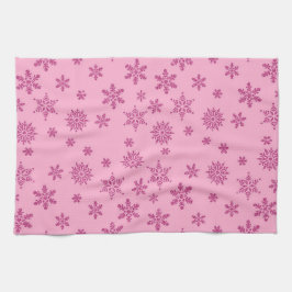 URLAUB PINK GLITZER SEHEN SCHNEELAKEN GESCHIRRTUCH