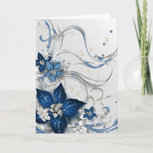 URLAUB POINSETTIA - BLUE #1 (Vorderseite)