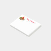 Urlaub Post-it-Notes-Mistletoe Post-it Klebezettel (angewinkelt)