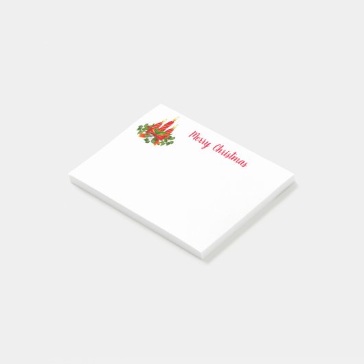 Urlaub Post-it-Notes-Mistletoe Post-it Klebezettel (angewinkelt)