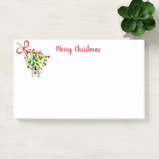 Urlaub Post-it-Notes-Mistletoe Post-it Klebezettel (Büro)