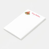 Urlaub Post-it-Notes-Mistletoe Post-it Klebezettel (angewinkelt)