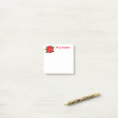 Urlaub Post-it-Notes-Poinsettia Post-it Klebezettel (Auf Schreibtisch)