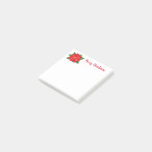 Urlaub Post-it-Notes-Poinsettia Post-it Klebezettel (angewinkelt)