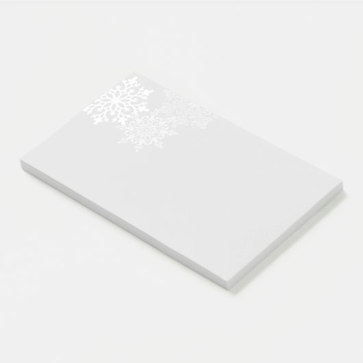 Urlaub Post-it-Notes-Schneeflocken Post-it Klebezettel (angewinkelt)