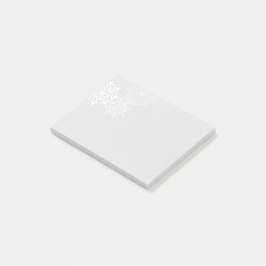 Urlaub Post-it-Notes-Schneeflocken Post-it Klebezettel (angewinkelt)