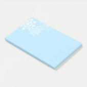 Urlaub Post-it-Notes-Schneeflocken Post-it Klebezettel (angewinkelt)