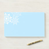 Urlaub Post-it-Notes-Schneeflocken Post-it Klebezettel (Auf Schreibtisch)