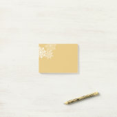 Urlaub Post-it-Notes-Schneeflocken Post-it Klebezettel (Auf Schreibtisch)