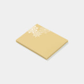 Urlaub Post-it-Notes-Schneeflocken Post-it Klebezettel (angewinkelt)