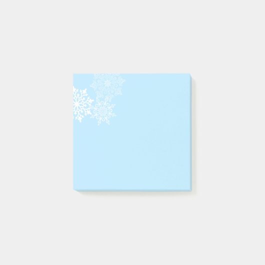Urlaub Post-it-Notes-Schneeflocken Post-it Klebezettel (Vorderseite)