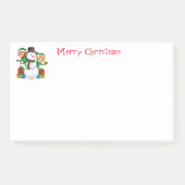 Urlaub Post-It-Notes-Snowman Post-it Notes Klebezettel (Vorderseite)