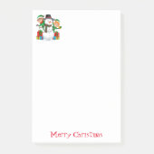 Urlaub Post-It-Notes-Snowman Post-it Notes Klebezettel (Vorderseite)