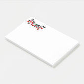 Urlaub Post-it-Notes-Winter Berries Post-it Klebezettel (angewinkelt)