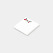 Urlaub Post-it-Notes-Winter Berries Post-it Klebezettel (angewinkelt)