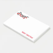 Urlaub Post-it-Notes-Winter Berries Post-it Klebezettel (angewinkelt)