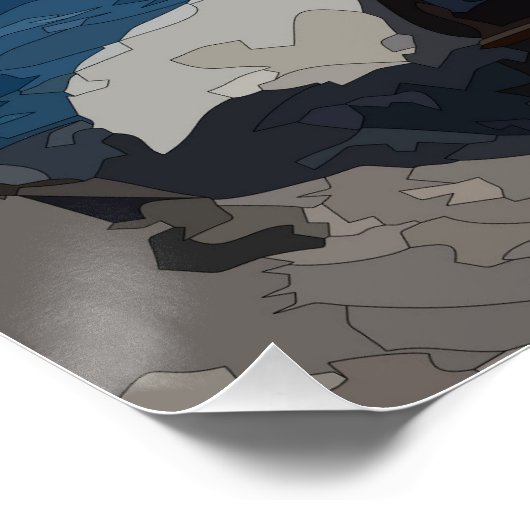 Urlaub Poster (Ecke)