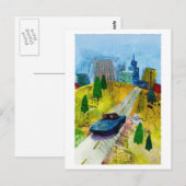 Urlaub Postkarte (Vorne/Hinten)