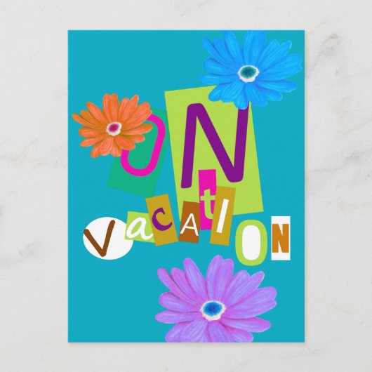 Urlaub Postkarte (Vorderseite)