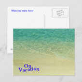 Urlaub Postkarte (Vorne/Hinten)