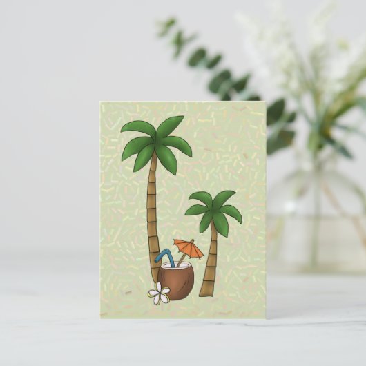 Urlaub Postkarte (Stehend Vorderseite)