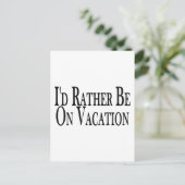 Urlaub Postkarte (Stehend Vorderseite)