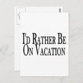 Urlaub Postkarte (Vorne/Hinten)
