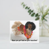 Urlaub Postkarte (Stehend Vorderseite)