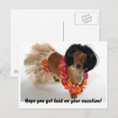 Urlaub Postkarte (Vorne/Hinten)