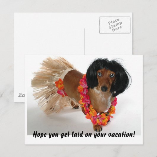 Urlaub Postkarte (Vorne/Hinten)