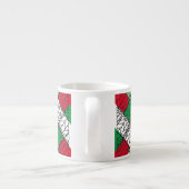 URLAUB RAUTE STRICK Espresso Cup Espressotasse (Rückseite)