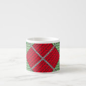URLAUB RAUTE STRICK Espresso Cup Espressotasse (Vorderseite)