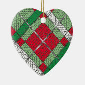 URLAUB RAUTE STRICK Keramik Ornament (Rechts)