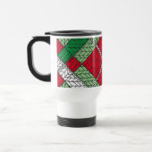 URLAUB RAUTE STRICK Travel Mug Reisebecher (Links)