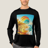 Urlaub & Reise Tri-Blend Shirt (Vorderseite)