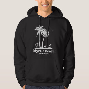 Urlaub Retro Sunset South Carolina Myrtle Beach Hoodie