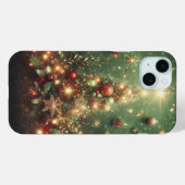 URLAUB ROTE GREEN GOLD SILVER ORNAMENTS Case-Mate iPhone HÜLLE (Rückseite (Horizontal))