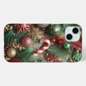 URLAUB ROTE GREEN GOLD SILVER ORNAMENTS Case-Mate iPhone HÜLLE (Rückseite (Horizontal))