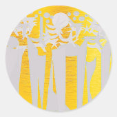 URLAUB RUNDER AUFKLEBER (Vorderseite)