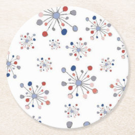 Urlaub Runder Pappuntersetzer